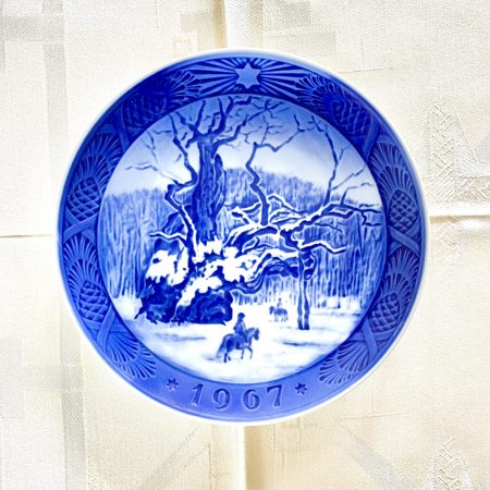 Jultallrik 1967 Royal Copenhagen ?Kongeegen?