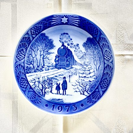 Jultallrik 1973 Royal Copenhagen ?Hjem til jul?