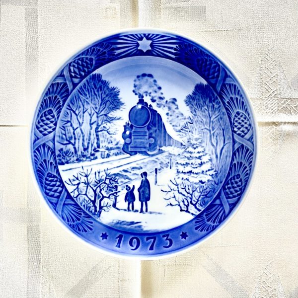 Jultallrik 1973 Royal Copenhagen ?Hjem til jul?