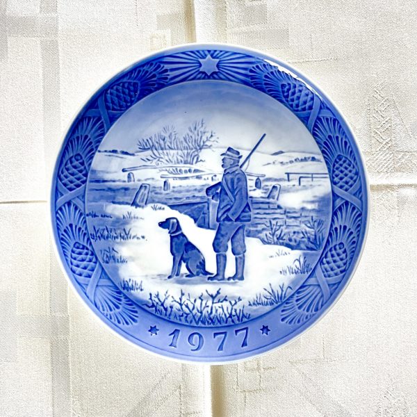 Jultallrik 1977 Royal Copenhagen ?Immervad bro?