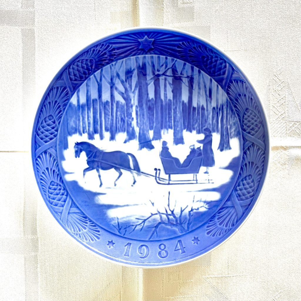 Jultallrik 1984 Royal Copenhagen ?Bjældeklang?