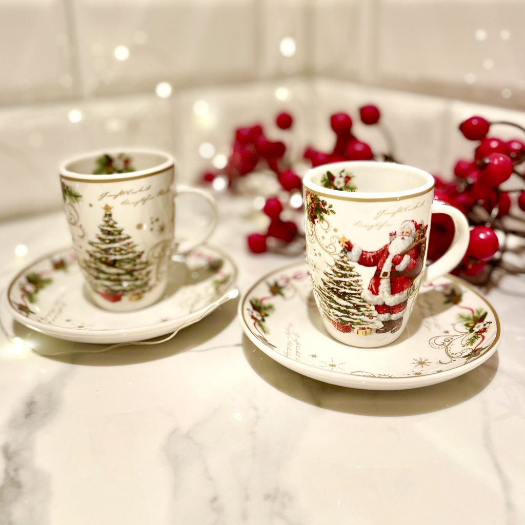 Espressokoppar ?Magic Christmas? set med 2