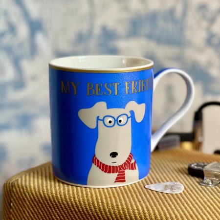 Kopp av porslin hund ?My best friend?