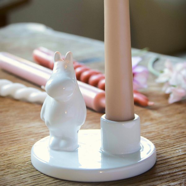 Ljusstake keramik Mumin