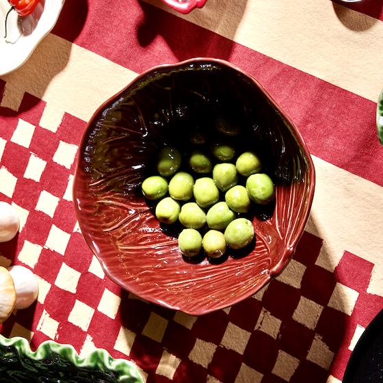 Skål Veggie vinröd