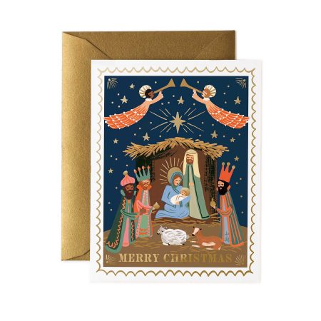 Dubbelt kort ?Julkrubba?