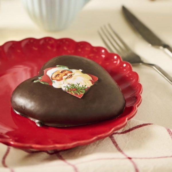 Assiett Mynte röd