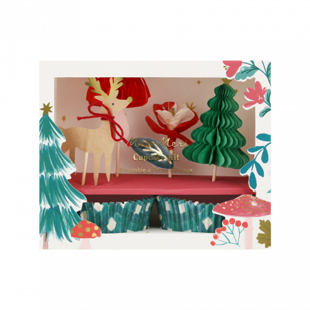 Cupcake kit "Winter woodland"
