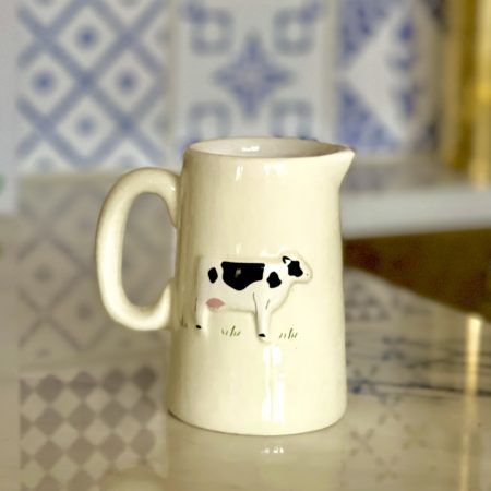 Liten kanna för mjölk eller grädde Ko