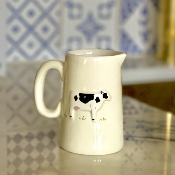 Liten kanna för mjölk eller grädde Ko