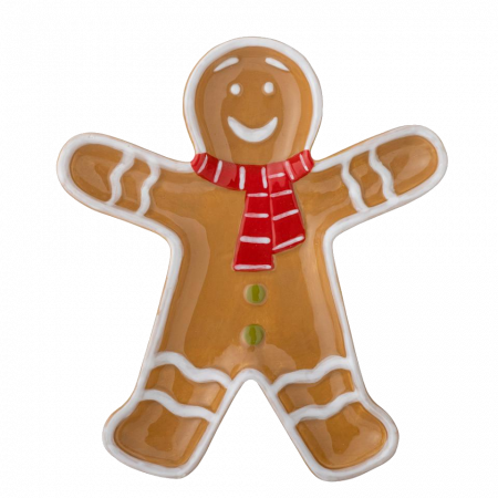 Fat av porslin Pepparkaksgubbe