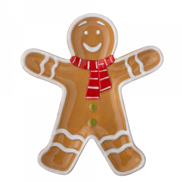 Fat av porslin Pepparkaksgubbe