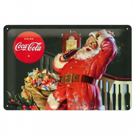 Plåtskylt "Coca Cola" tomte 20x30 cm