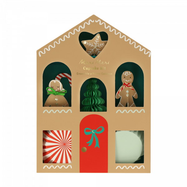 Cupcake kit "Pepparkakshus"