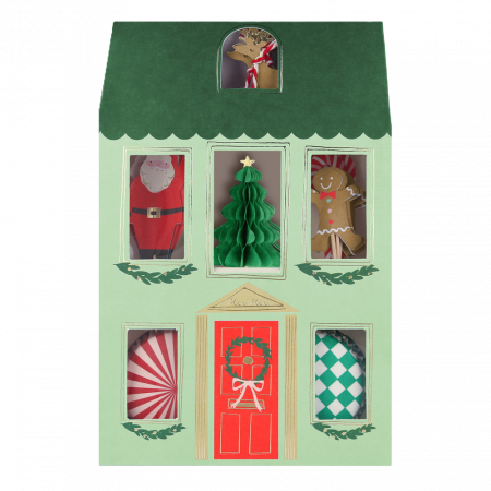 Cupcake kit "Tomtens hus"