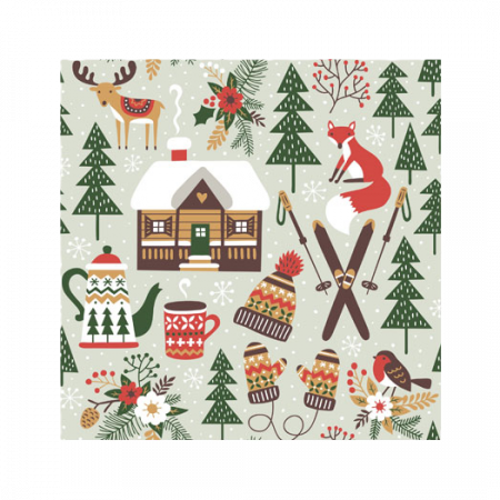Servett ?Winter cabin?