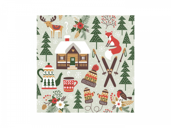 Servett ?Winter cabin?