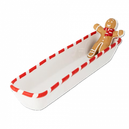 Skål av porslin Pepparkaka