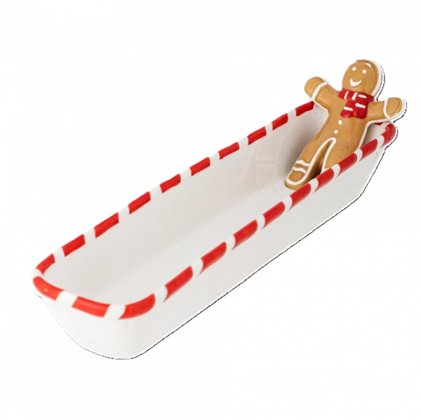 Skål av porslin Pepparkaka